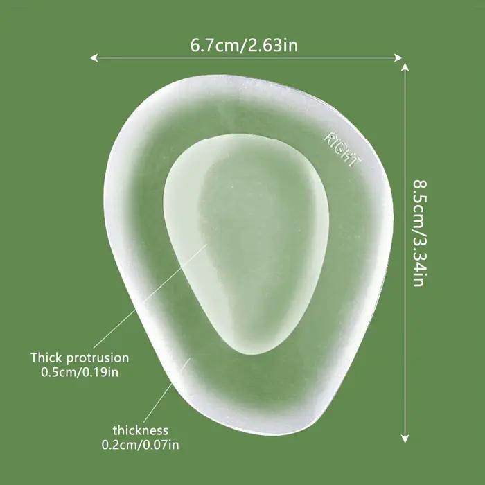 Coussinets métatarsiens pour pieds, en gel souple, pour éviter les frottements