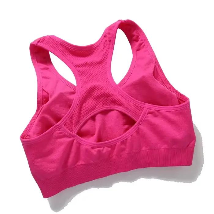 Femmes Sport soutien-gorge haut Push Up Fitness soutien-gorge sous-vêtements Sport hauts respirant course gilet gymnastique actif soutiens-gorge sans couture Yoga soutien-gorge