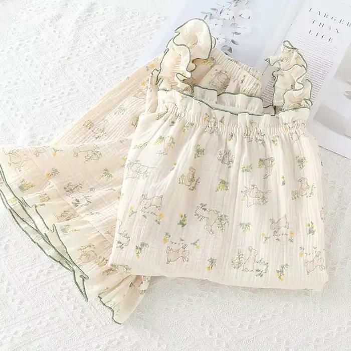 Pyjamas de nuit pour femmes en coton 100%, shorts, tunique courte, design sweet girl, confort hypoallergénique, idéal pour les nuits de repos et les occasions spéciales