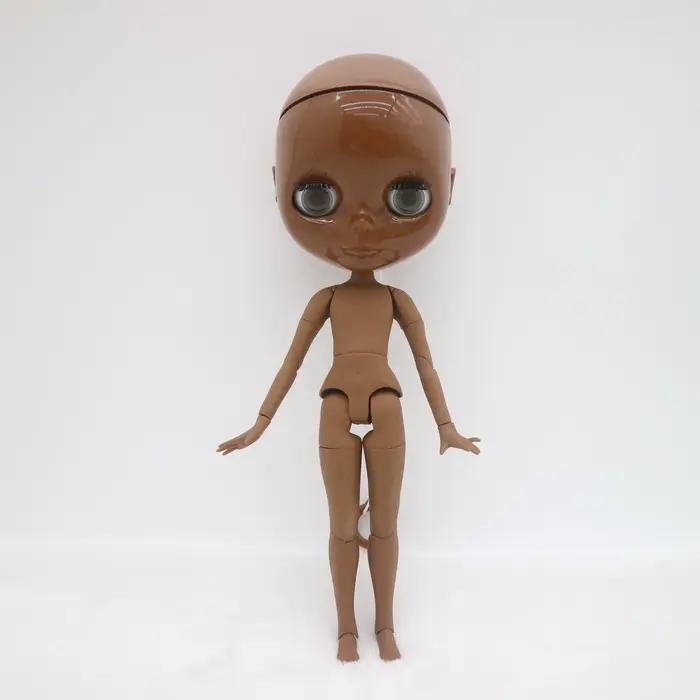 Corps articulé BJD poupée blyth nue, sans cheveux chauves sans maquillage corps de garçon