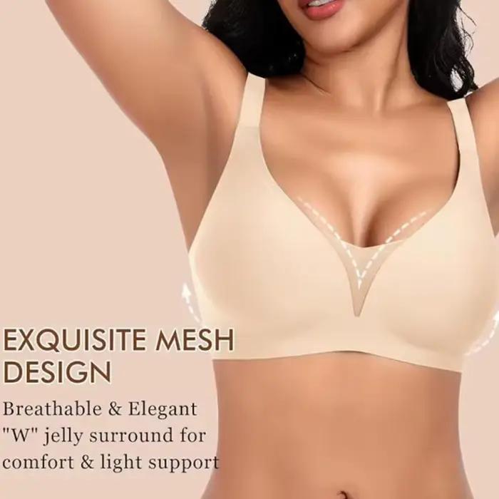 S-XL grande taille sans couture beauté dos une pièce femmes soutien-gorge avec crochet arrière sans fil push-up soutiens-gorge