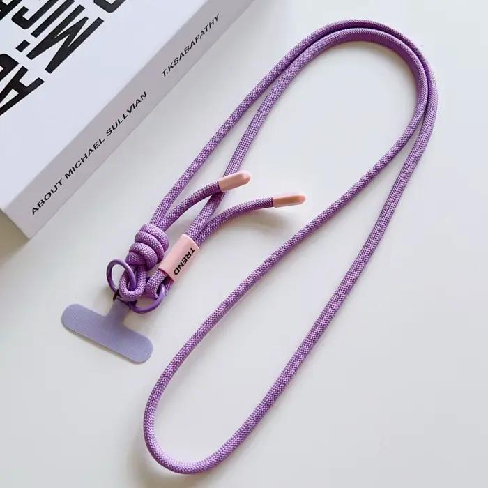 Longue lanière réglable colorée couleur bonbon, pour téléphone portable, sangle Anti-perte, corde de suspension, collier universel