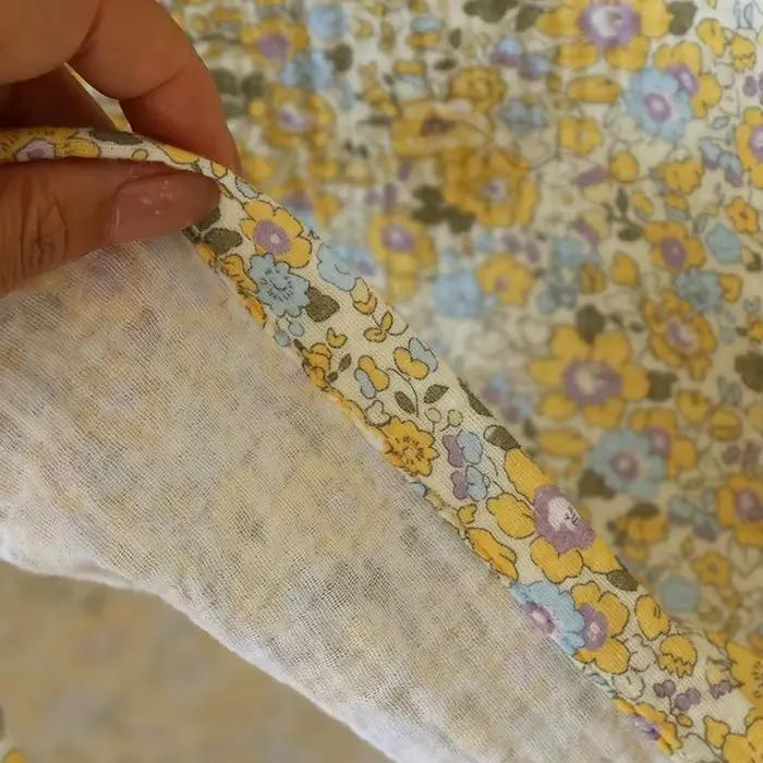 Chemise de nuit de saison douce à manches longues pour femmes, chemise de nuit en coton, vêtements de maison, grande taille, design fin, petit et frais