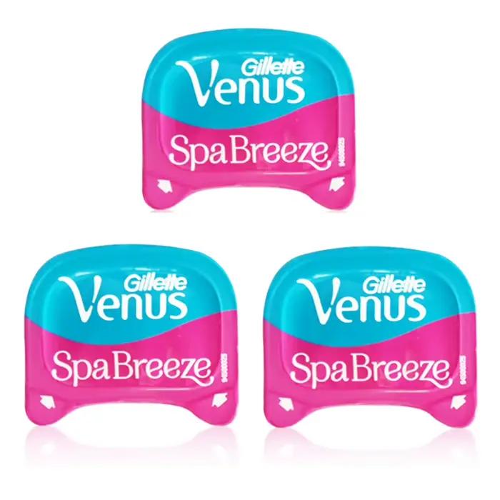Gillette Venus femmes lame de rasoir 3 couches avec barre de savon lame de rasage lisse dame corps courbe lame remplaçable 3 pièces