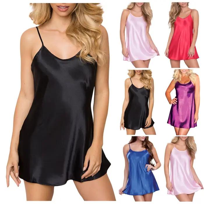 Femmes robe de nuit Plus Lingerie vêtements de nuit jupe de nuit sous-vêtements vêtements de nuit en soie pyjamas Vintage vêtements de nuit femmes robe de nuit