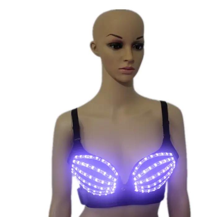 Diskotékové Clubwea DS Kostýmy Diskotéka Bar Clubwear Podprsenka LED Kostým LED Svítící
