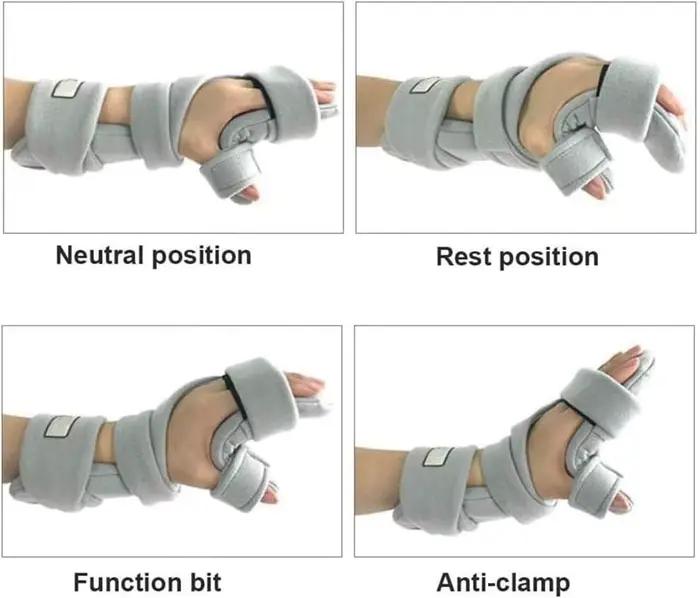 Attelle de nuit réglable pour main gauche, support orthopédique pour doigts et poignet, rééducation arthrite et tendinite