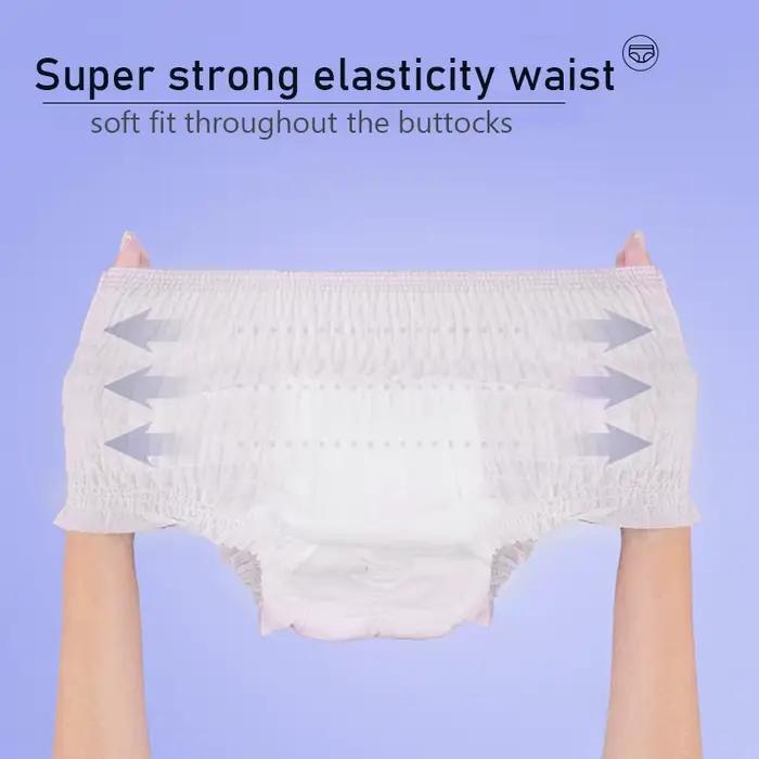 10/20/30 pièces pantalons menstruels grande taille coton enceinte sous-vêtements jetables culottes femmes prénatal post-partum serviettes menstruelles