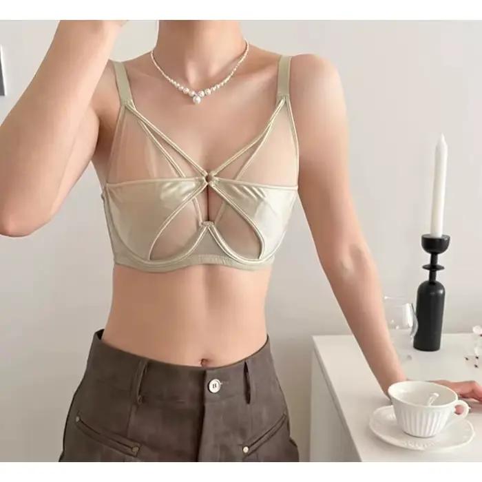 Soutien-gorge minimisateur ultra-fin en maille Pure Passion pour poitrine généreuse effet amincissant doux et confortable push-up ajustable pour femmes occasions spéciales