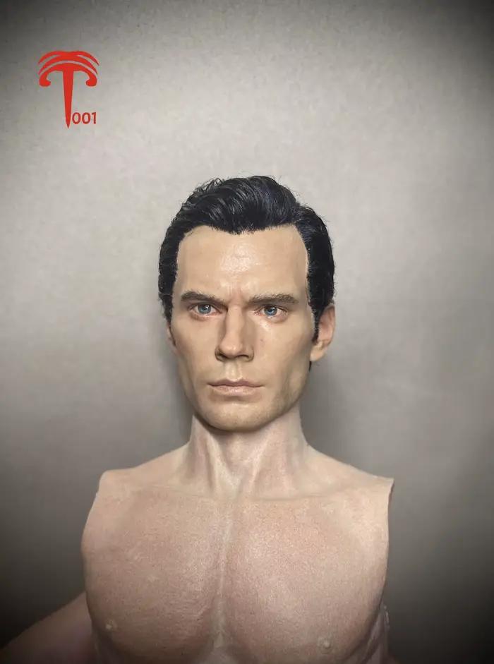 XT001 1/6 Heath Ledger Henry Cavill Joaquin Phoenix Tom Holland Robert Pattinson tête sculpter transplantation de cheveux tête sculpture