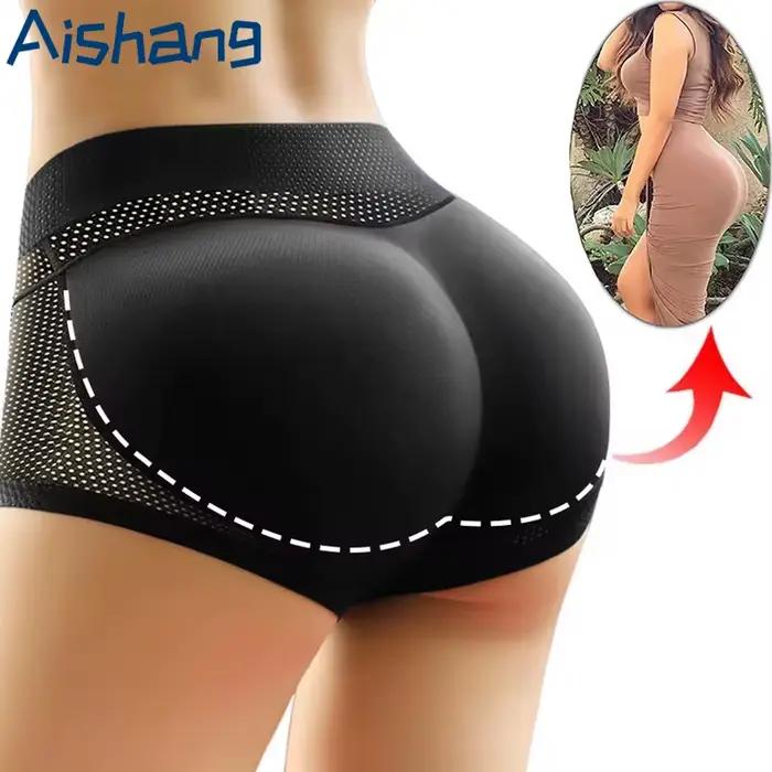 Femmes rembourrées Push Up Shapewear culottes bout à bout Shaper faux cul fesses hanche coussinets Invisible contrôle slips sous-vêtements amincissants