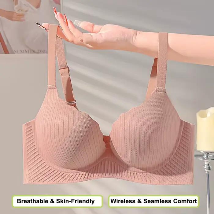Soutien-gorge push-up ultra épais 6 cm pour petites poitrines, lingerie sans couture sans armatures rembourrée, effet liftant et rassembleur naturel pour poitrine plate