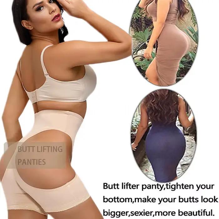 Bout à bout Shaper culotte évider ventre contrôle crochet sous-vêtements butin rehausseur Push Up Shapewear