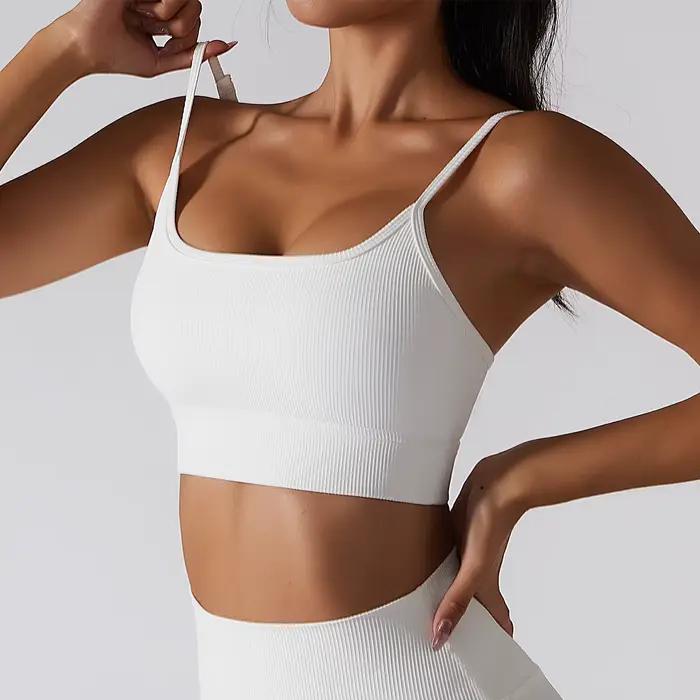 SOISOU-Soutien-Gorge de Yoga Respirant pour Femme, Brassière artificiel astique, Serré, Sans Couture, dehors, Gym, Fitness, Plein Air, Bol, Sexe, Nouveau