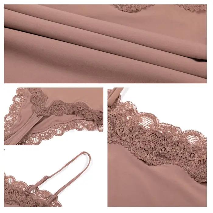 Body Camisole en dentelle pour femmes, couleur unie, sans manches, dos nu, modelant le corps, une pièce, Sexy, Slim, moulant, barboteuse, débardeur d'été