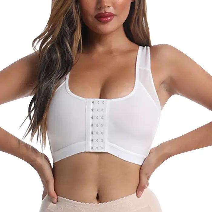 Soutien-gorge post-chirurgical extensible, débardeur avec fermeture, soutien-gorge post-mattectomie pour vêtements de récupération, intimes post-opératoires pour femmes