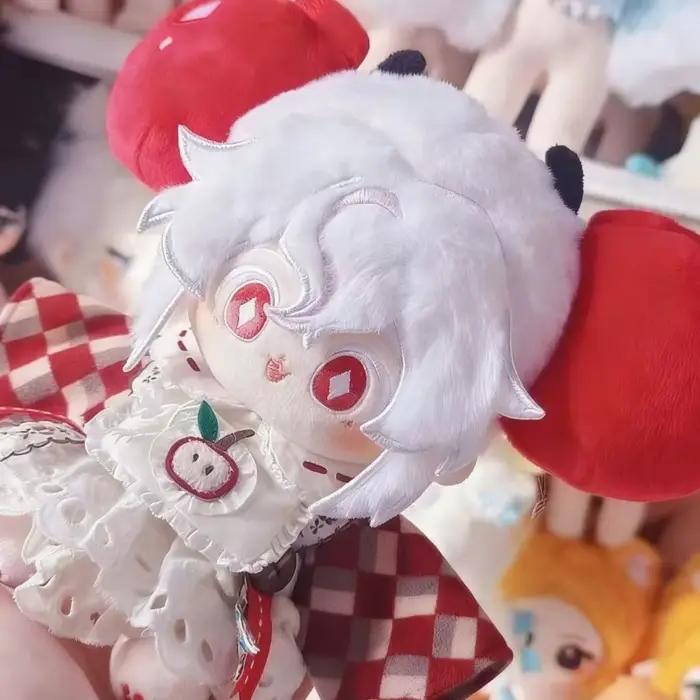 Poupée en coton doux de 20 cm, personnage de jeu Cookie Kingdom Candy Apple Cookie, style anime, kawaii, cosplay, dessin animé, jouet à habiller DIY, cadeau pour fans