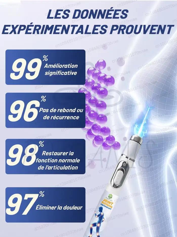 Résultats 100 % rapides et efficaces, aidant les personnes ayant des problèmes de mobilité à dire adieu à la douleur.