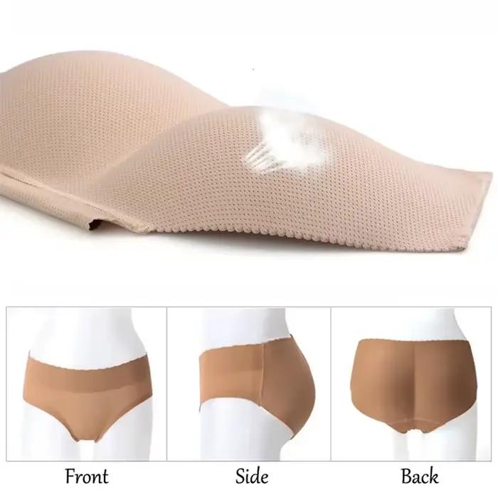 Culotte rembourrée rehausse-fesses pour femme, effet push-up, faux fessier, gaine sculptante