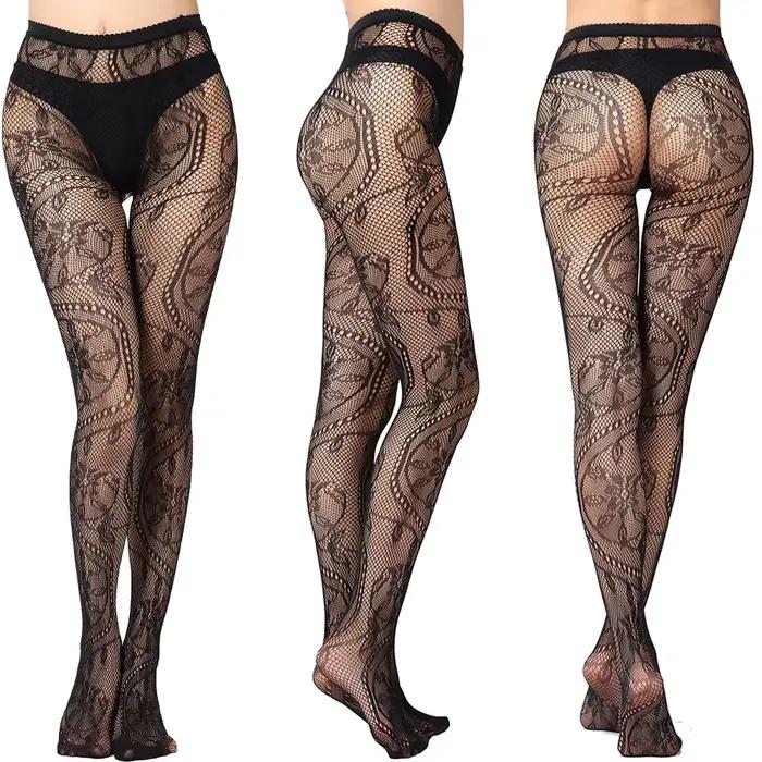 Femmes Bodystocking Lingerie Sexy Collants Lingerie Érotique Bas De Corps De Grande Taille Collants Grande Taille Femmes Collants