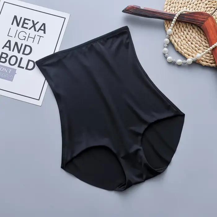 Corset taille haute post-partum, culotte abdominale en soie glacée, Section fine sans couture, amincissant, levage des fesses, pantalon modelant le corps