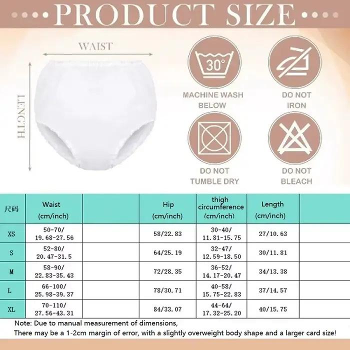 Culottes imperméables réutilisables en TPU pour adultes, hommes et femmes, culottes transparentes pour l'incontinence, couvre-culottes, pantalon d'incontinence, doux et élastique
