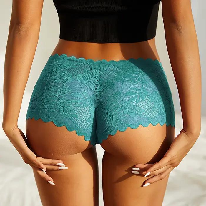 Culotte la plus sexy pour femmes, Lingerie Sexy en dentelle, culotte florale Sexy, taille basse, sous-vêtements pour dames, vêtements pour femmes