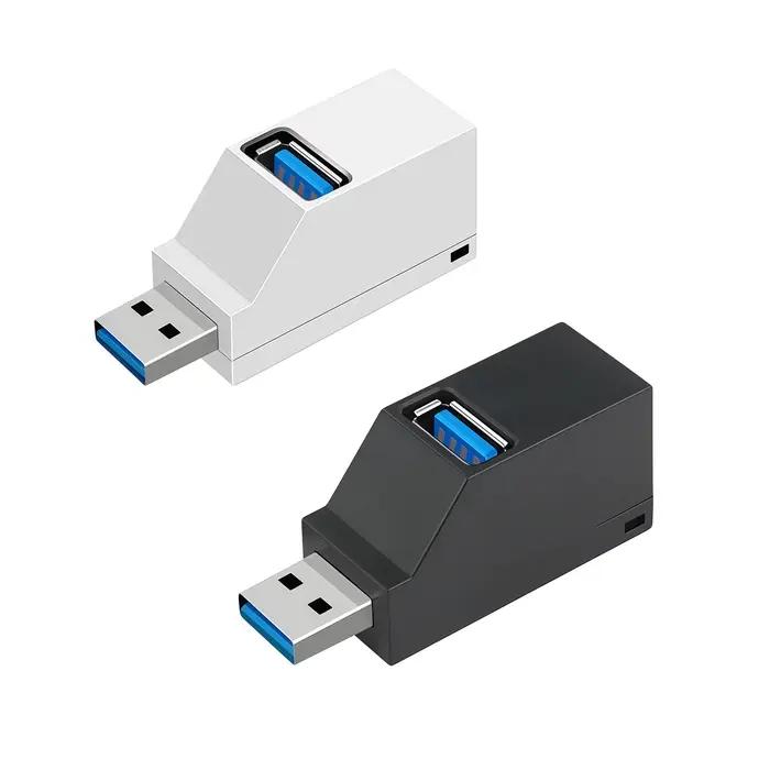 Hub USB 3.0, adaptateur et distributeur USB-A 3 ports, Plug and Play, aucun pilote requis, facile à utiliser, pour ordinateur portable, PC, voiture, Mac Pro, iPa
