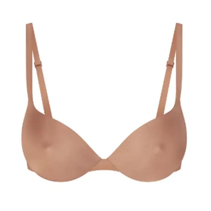 Soutien-gorge push-up pour femme, sous-vêtements simples, soutiens-gorge sans couture avec bretelles réglables, soutien-gorge à armatures, confort invisible pour une utilisation toute la journée