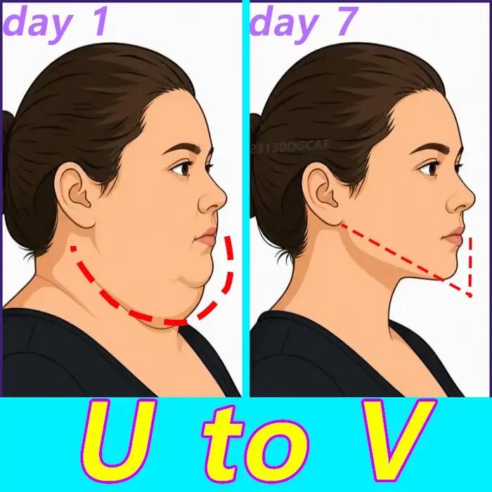Joues trop larges - Essayez ! Pas de double menton prononcé, contour du visage affiné
