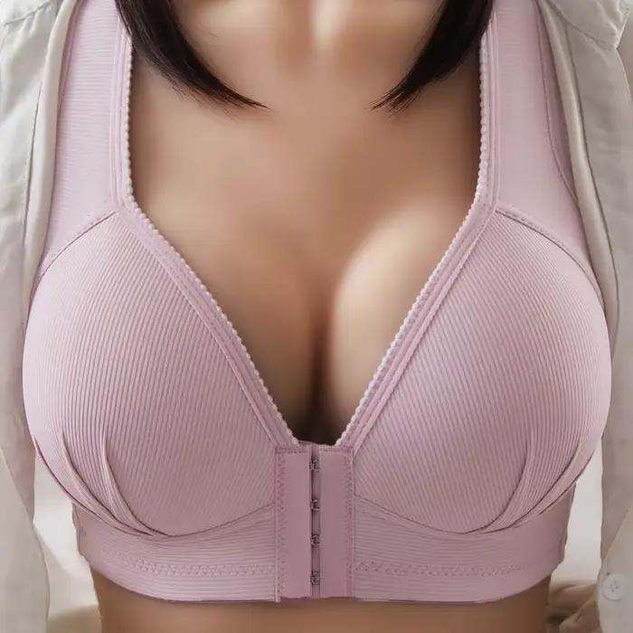 CXZD soutien-gorge de soutien complet femmes Lingerie sans fil fermeture avant Bralette respirant soutiens-gorge antichoc sous-vêtements soulever brassière