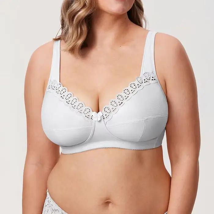 Soutien-gorge Grande Taille Delimira pour Femme – Lingerie Quotidienne DELIMIRA Noir Blanc – Collection Été 2026