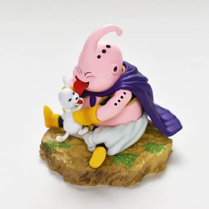 Figurines de dessin animé Dragon Ball Majin Buu, 8cm, Version Q, Statue en Pvc, modèle Gk, jouets, décoration à collectionner, cadeaux de bureau