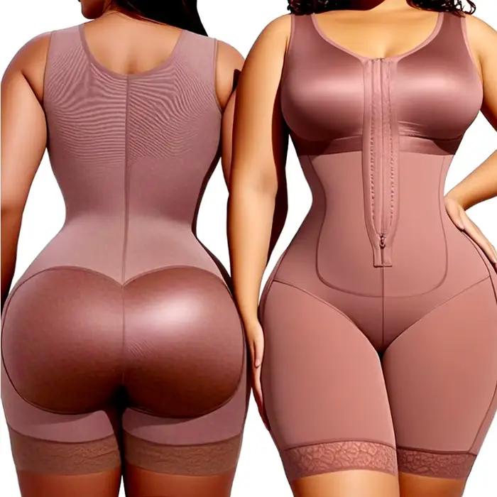 AfruliA Fajas Colombianas ceintures Shapewear contrôle de l'abdomen corps Shaper minceur gaine taille formateur une pièce Body Corset