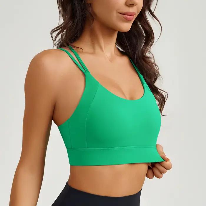 Soutien-gorge de sport dos mince pour femmes, Absorption des chocs et confort, soutien-gorge de Fitness, bonnet tout-en-un pour femmes, nouveau