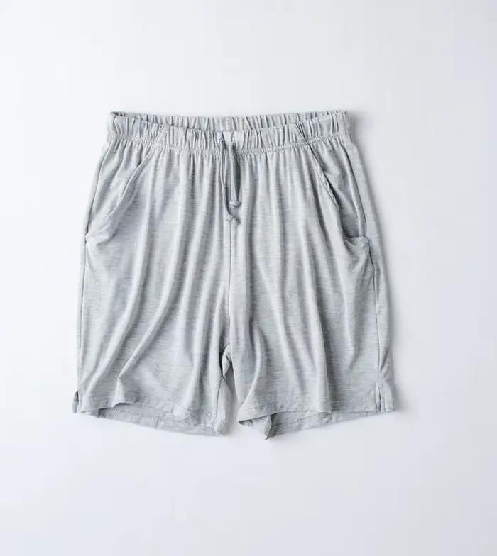 Ensemble de pyjama en coton modal pour femme, coussretours de poitrine, manches courtes, soutien-gorge grande taille, short adt, vêtements de nuit, nouveau