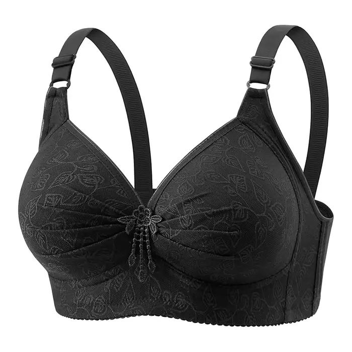 Soutien-gorge confortable et respirant pour femmes, sous-vêtements de grande taille, bonnet 36-50 B C sans anneau en acier, brassière Push up, Lingerie pour dames, nouvelle collection