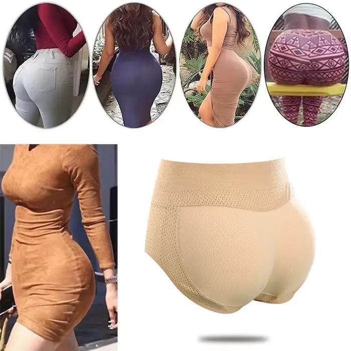 Femmes rembourrées Push Up Shapewear culottes bout à bout Shaper faux cul fesses hanche coussinets Invisible contrôle slips sous-vêtements amincissants