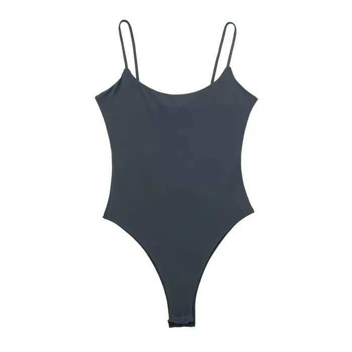 MUJER blanc noir corps femme sans manches serré Body Lingerie Sexy femme Body moulante dos nu Body femmes été hauts