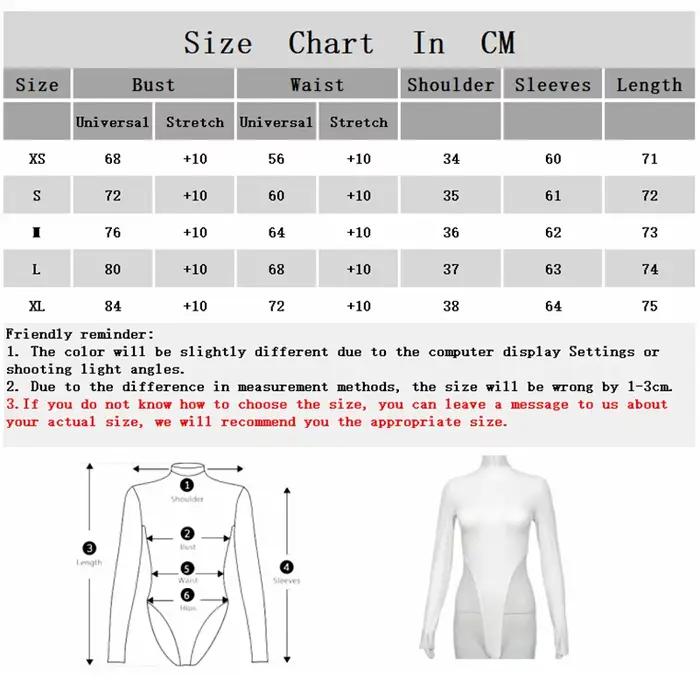 Bodysuits de printemps pour femmes, manches longues, slim, sexy, style Y2k, col mi-haut, vêtements de discothèque, mode féminine, combinaison Qx36