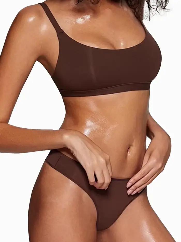 Soutien-gorge confortable et respirant pour femmes, sans anneaux en acier, léger pour l'exercice, le Yoga, sans coussinet de poitrine, le Design du centre du dos peut être porté