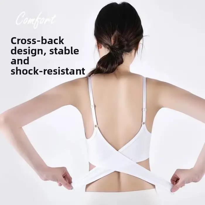Soutien-gorge de sport, sous-vêtements, bandoulière, reliure de poitrine, petite Illusion de poitrine, Ultra plat, sport pour étudiants, Anti-choc, boucle latérale, Cool T Wrap O