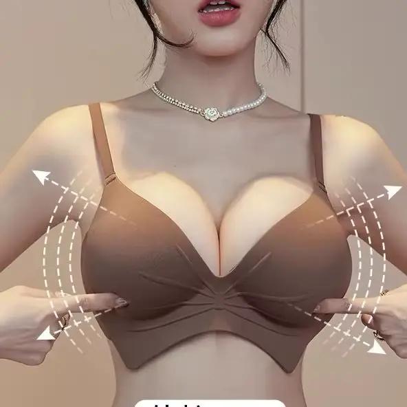 Soutien-gorge Ultra Push Up 10CM pour petite poitrine, décolleté de levage maximal, soutien-gorge rembourré Invisible sans couture avec Support latéral, Anti-affaissement A/AA