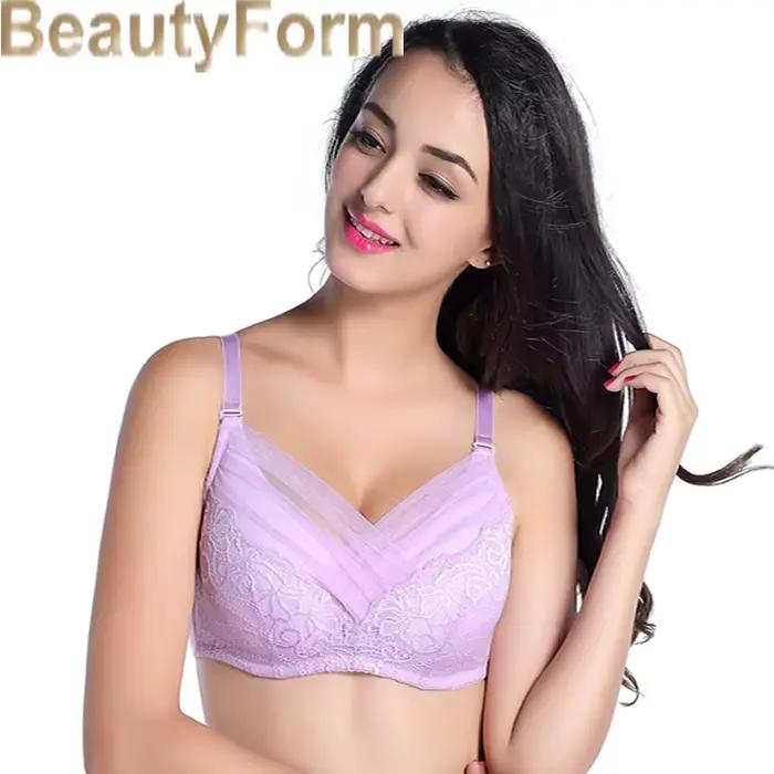 Soutien-gorge à poche confortable pour mastectomie, sous-vêtement en Silicone pour formes de seins artificiels, couverture de poitrine artificielle, 8428