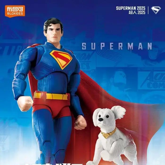 Figurines d'action originales Blokees Dc Hero Champion Class Series Superman 2025 Batman Beyond, ornements, jouets de collection, cadeaux pour garçons