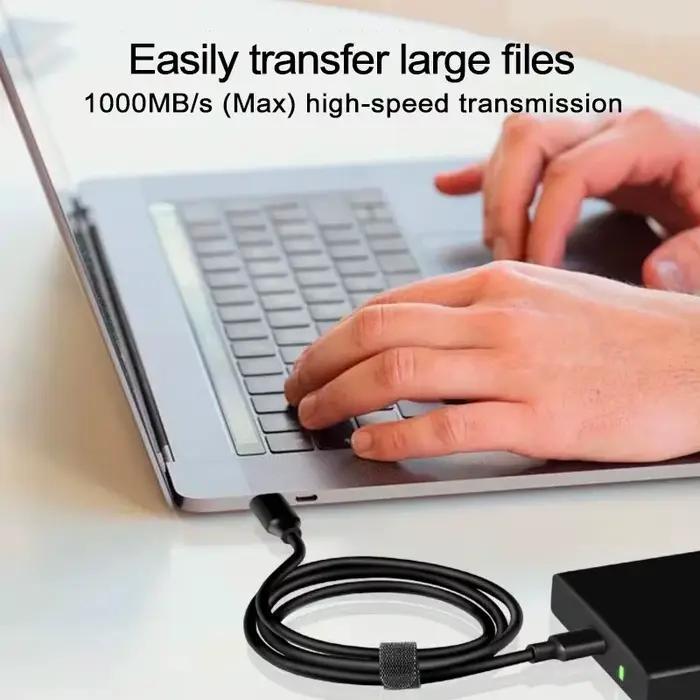 Câble USB3.2 10Gbps USB Type A vers USB C 3.1/3.2 Gen2 câble de transfert de données USB C SSD câble de disque dur 3A 60W QC 3.0 charge rapide