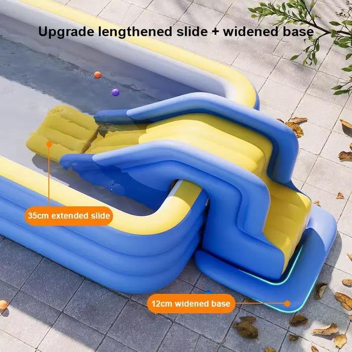 Toboggan de piscine gonflable pour enfants, parc aquatique, toboggan Anti-basculement, toboggan gonflable, Center de jeu, toboggans gonflables