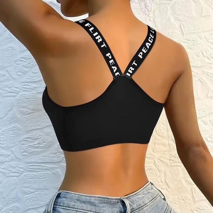 Soutien-gorge push-up respirant et sexy sans couture pour femme, haut sportif à fort impact pour gym, fitness et yoga