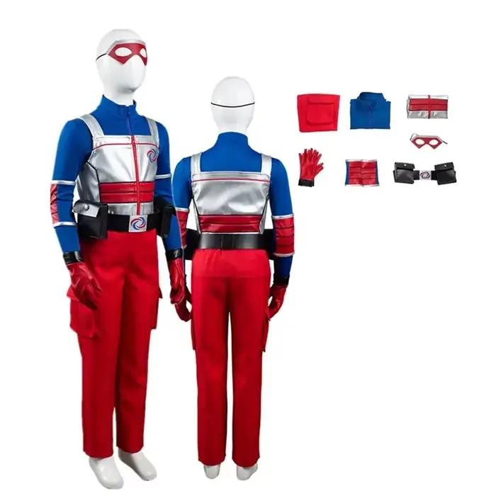 Costume d'Henry Danger pour enfants, combinaison de cosplay Henry Hart Cavill, veste, pantalon, ceinture, tenue de déguisement pour Halloween, carnaval, costume de fantaisie