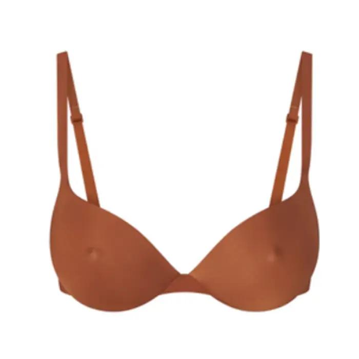 Soutien-gorge push-up pour femme, sous-vêtements simples, soutiens-gorge sans couture avec bretelles réglables, soutien-gorge à armatures, confort invisible pour une utilisation toute la journée